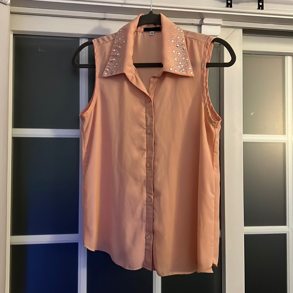 Button Up Tank-top